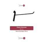 ERSA TEL Siyah Tel Pano Kancası 4 Adet 20 Cm Tel Pano Ve Stant Kancası