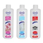 Ersağ 1000 ml Genel Temizleyici + 1000 ml Yağ Çözücü + 1000 ml Bahar Kokulu Banyo Wc Temizleyici