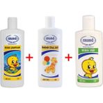 Ersağ Bebek Şampuanı Bebek Duş Jeli Bebek Yağı - Şeffaf