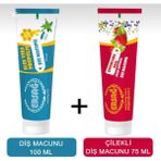 Ersağ Diş Macunu 100 ml + Ersağ Çilekli Diş Macunu 75 ml