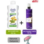 Ersağ Ersag Bio Şampuan 300 ml ve Saç Bakım Toniği 150 ml - Sabunluk Hediyemiz 158 - 016