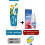 Ersağ Ersag Diş Macunu 100ML - Ağız Spreyi Propolisli-Çilekli 30 ml + Sabunluk Hediyemiz 188-20