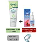 Ersağ Ersag Diş Macunu (Karanfil,okaliptüs,aloe VERA)100ML - Ağız Spreyi Propolisli-Çilekli 30 ml + Sabunluk Hediyemiz 481-22