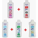 Ersağ Genel Temizlik 1000 ml + Banyo Wc Temizleyici 1000 ml + Bulaşık Sıvısı 1000 ml + Sıvı Sabun 1000 ml + Yağ Çözücü 1000 ml