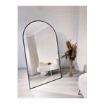 Ersan Dizayn 100x180 Metal Çerçeve Siyah Oval Ayaklı Boy Aynası