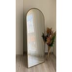 Ersan Dizayn Metal Çerçeve Gold Eskitme Ayaklı Boy Aynası - 65x180