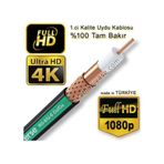 Erse Rg6/U6 Bakır Anten Kablosu %100 Bakır 10 Metre