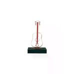 erseyy er-Knm-C0151 Obje Gitar Ahşap Standlı Biblo Dekoratif Ev Ofis Hediyelik