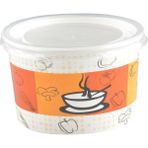 Ersin Ambalaj Cuppa Karton Çorba Kasesi Kapaklı 16 oz 100'lü