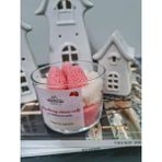 Ersu Store Candles Strawberry Cupcake Çilekli Mum Vanilya Amber Kokulu Hediyelik Dekoratif Mum