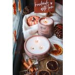 ErsuStore 2'li Beton Saksı Içinde Lavanta Kokulu Soya Wax Mum Seti Dekoratif Hediyelik (çikolata)