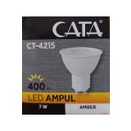 ertekin Cata 5 Adet 7w Amber Çanak Led Ampul Gu 10 Ct 4215r