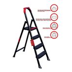 Ertekpa Anka Plus 3+1 Basamaklı Metal Merdiven