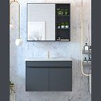 Ertekpa Galata 75 cm Antrasit Banyo Dolabı Takımı