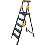 Ertekpa Mensa Plus 4+1 Basamaklı Metal Siyah Merdiven
