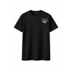 ERTUĞ - İŞ ELBİSELERİ UZAY SERİSİ BASKILI TSHİRT Siyah-2XL