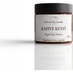 Ervalinn Kahve Kokulu Doğal Soya Mumu 100 gr+DUDAK BALSAMI HEDİYE - 1 Adet