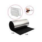 Eryatex 4 mt Kalorifer Radyatör Arkalığı Isı Yalıtımı İzalasyon Levhası Petek Arkası Alüminyum Folyo (1 Cm) 4 mt 1 cm