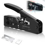 Erzekrim RJ45 Sıkma Pensesi RJ45 Ağ Fişi RJ45 Sıkma Aleti Geçiş CAT5, CAT5E, CAT6, CAT6A, CAT7, CAT7A Fiş için Telefon hatları, Korumasız ve Korumalı Ağ Kablosu Yapın