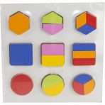 Erzi Ahşap Geometrik Şekiller Ahşap Eğitici Oyuncak