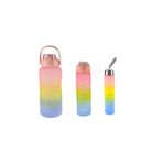 Erzi Matara Üçlü Set 2000 ml 900 ml 300 ml Pembe