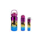 Erzi Matara Üçlü Set 2000 ml 900 ml 500 ml Neon Pembe