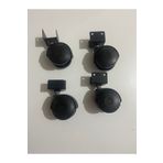 ERZURUMLUTEKNİK 4 Adet 30mm Sunta Ve Mdf'ye Geçme Masa Tekerliği