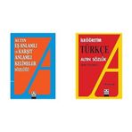 Eş Anlamlı ve Karşıt Anlamlı Kelimeler Sözlüğü & ALTIN TÜRKÇE SÖZLÜK-TEMEL EĞİTİM: TDK Uyumlu (2 Kitap Set)
