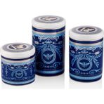 Es Dekor Blue Banube 3lu Kavanoz Setı 16CM 13,8cm 10CM