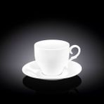 Es Dekor England Ingiliz Çay Seti 4 Parça 220 ml 2'li Fincan Takımı - Beyaz