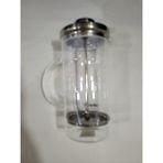 Es Dekor French Press Silver Gümüş Renk 350ml Cam Tekli Çay Kahve Demleme Sofra Mutfak Ürünü