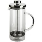 Es Dekor French Press Silver Gümüş Renk 600ml Cam Tekli Çay Kahve Demleme Sofra Mutfak Ürünü