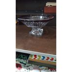 Es Dekor H.16,5 CM..ÇAP.31CM Kristal Meyvelik Kase Ayaklı Mürdüm