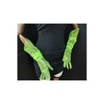 es moda shop Bella abiye gelin eldiveni uzun neon sarı