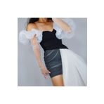 es moda shop Gemma Organze Firfirlı Parti Eldiveni Uzun Beyaz