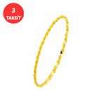 Esagolds Kuyumculuk 10 Gram 22 Ayar Paftalı Burma Bilezik - 22 / Altın