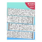 Esakids Bebek Ve Çocuk İçin 10 Metre Rulo Boyama Kağıdı 30 X 375