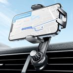 eSamcore Araç Havalandırma Telefon Tutacağı, Salıncak Kollu Araç Telefonu Tutacağı, Hava Firar Klipsi, Araç Montajı, iPhone 12/13 Pro Max ve Tüm 4,7 inç - 6,9 inç Android Akıllı Telefon için Araç