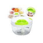 esareticaret 3 Bıçaklı İpli El Rondosu, Sebze Doğrama, El Blender, Renkli