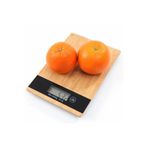 esareticaret Dijital Mutfak Terazisi, 1 Gr-5 Kg, Ahşap, LED Ekranlı, Hassas Elektronik