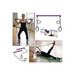 esareticaret Pilates Studio Portable Pilates Aleti Egzersiz Kiti, 2 Adet, Mor