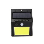 esareticaret Solar 48 LED'li Güneş Enerjili Sensörlü Duvar Lambası, Hareket Sensörü, IP65 Su Geçirmez, Siyah