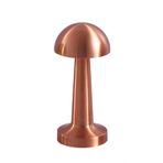 esareticaret USB Şarjlı Dokunmatik Masa Lambası, Gold, 20 x 8 cm, 3 Renk (Beyaz, Sarı, Günışığı)