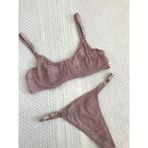 Esberry Balenli Tül Bralet Takım - 75 - Açık Vizon