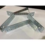 ESBH Uzun L Demir Köşebent 2X40X40X200 mm 2 Adet Deprem Mobilya Dolap Sabitleme Köşe Bağlantı Aparatı Vida Hediyeli