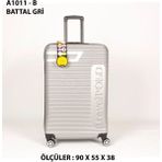 Esbuik Travel Polo Xxl Battal Boy Dev Boy 90 cm Valiz & Bavul - Gümüş