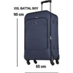 Esbuik Xxl Battal Boy 90 cm Körüklü Kumaş Valiz & Bavul - Lacivert