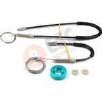 ESC Otomotiv Audi 80 B4 CC 3 Kapı için Ön Cam Kriko Tamir Seti 8G0839729A, 8G0839730A