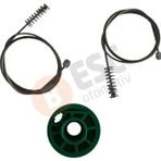 ESC Otomotiv Audi A6 C5 4B 1997-2005 Allroad 4BH 4/5 Kapı 4B0839462 İçin Arka Sağ Cam Kriko Tamir Seti