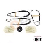ESC Otomotiv EWR5453 Seat Toledo MK4 Skoda Rapid 2013-2019 için Ön Cam Kriko Tamir Seti 5JA837461 62